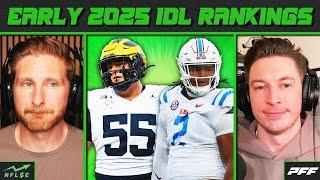 Early Interior Defensive Line Rankings for 2025 NFL Draft | NFL Stock Exchange