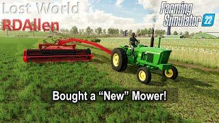 Bought a "New" Mower! | E48 Lost World | Farming Simulator 22