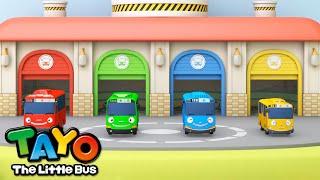 Ten in the Garage | Colorful Bus Song | Learn Colors | Song for Kids | Tayo the Little Bus