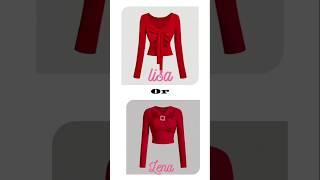 Lisa or Lena ? #lisa #shein #aesthetic #youtube #fashion