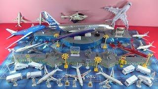 UNBOXING BEST:  Airbus A380 super plane  Airport  Helicopter aircraft