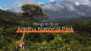 Things to do in Arusha National Park. #unforgettable #tanzania #safari #nature #africa