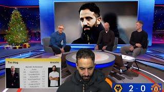 "Wolves vs Man Utd 2-0: Alan Shearer & Gary Lineker’s Post-Match Breakdown on MOTD!"