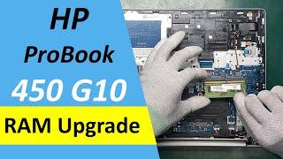 ️ HP ProBook 450 G10 Laptop - disassembly and RAM upgrade options. 13th Generation Laptop 2023