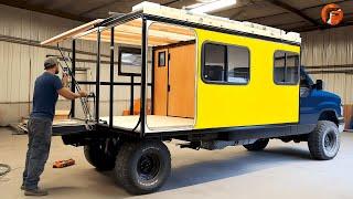 Man Turns $2500 Truck Into Amazing Camper | Build by @TheTravelingTogetherJournal