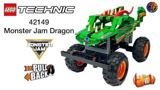 Lego Technic 42149 | Monster Jam Dragon | Speed Build - ToyBrickFusion