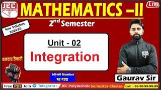 #13 Mathematics -II  Class || UPBTE 2nd Semester Mathematics -II Class By Gaurav Sir || JE CLASSES