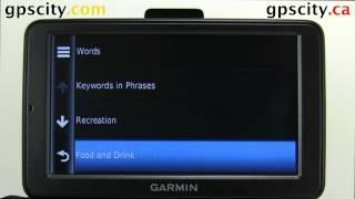 The Language Guide on the Garmin Dezl 560 trucking GPS with GPSCity