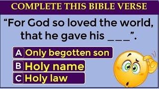 BIBLE QUIZ: HOW WELL DO YOU STUDY YOUR BIBLE? TEST YOURSELF WITH THIS 17 INTERESTING QUESTIONS.#314