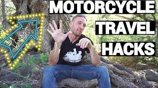 Hacks For Long Distance Motorcycle Travel and Camping