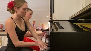 C-sisters play Scherzo Burlesco (P. Lane) and Libertango (A. Piazzolla)