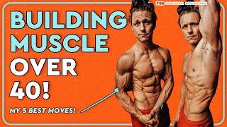 How To Build Muscle Over 40! Full Workout!