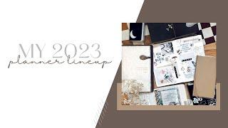 2023 planner lineup | catchall planner, health planner, daily planner, bullet journal