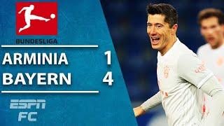 Bayern Munich beat Bielefeld 4-1 with Lewandowski and Muller doubles | ESPN FC Bundesliga Highlights