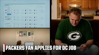 Packers fan used his FANTASY FOOTBALL STATS as an application for DC  | NFL Countdown