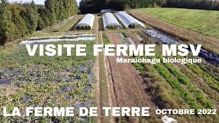 Visite de ferme MSV : LA FERME DE TERRE octobre 2022