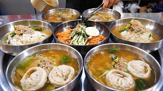 하루 1000그릇! 줄서서 먹는 서문시장 국수 맛집 BEST 4 몰아보기 / Korean traditional noodles / korean street food