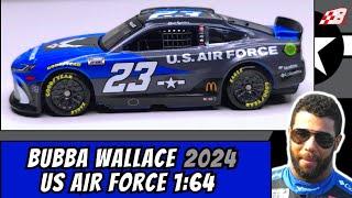 **NASCAR DIE-CAST REVIEW** Bubba Wallace 2024 US Air Force 1:64