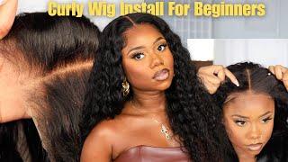 Curly Wig Install For Beginners | LIGHWEIGHT AiryFit™ Closure Wig From LUVME Hair | Chev B Tutorials