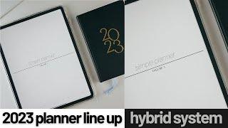 Updated 2023 Hybrid Personal/Budget Planner System and Flip-Through using Simple Planner and Papier!