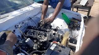 Toyota 3Y Engine starting