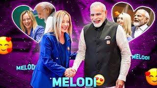 Modi with Meloni edit | Modi and Meloni friends edit | R k edits