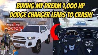 Greenville, Wisc Roblox l Realistic 1,000 HP Dodge Charger DREAM CAR *CRASH* Special Roleplay