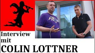 COLIN LOTTNER (Boxer) Interview an der Regattabahn Duisburg,  08. Mai 2023, by Nightshade TV