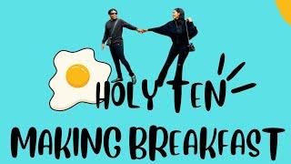 Holy Ten Making breakfast for Kimberly Mai Ju| Love is a beautiful thing️