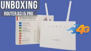 Unboxing Router Hilink B315 Pro Lte 300 Mbps