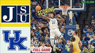 Jackson State Tigers vs Kentucky Wildcats Game Highlights  Men's College Basketball | Nov 22,2024