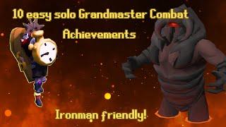 10 EASY solo Grandmaster combat achievements - Ironman friendly!