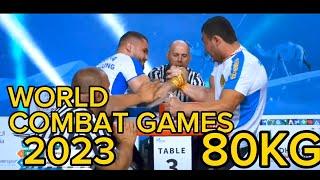 80 KG World Combat Games 2023 armwrestling