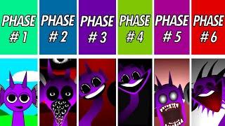 Phase 1 VS Phase 2 VS Phase 3 VS Phase 4 VS Phase 5 VS Phase 6 in Incredibox Sprunki!