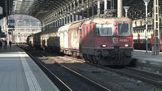 Schweizer Eisenbahnen.  Eisenbahnknotenpunkt Olten März 2025