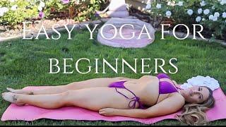 10 Minute Best Easy Beginner’s Yoga for Stress Relief