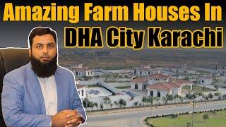 Amazing Farm Houses In DHA City Karachi| Latest Street Tour Of Farm House DHA Karachi