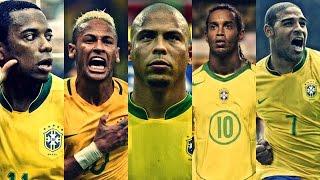 Neymar,Ronaldo,Dinho,Robinho,Adriano | Crazy Samba Skills Show  HD