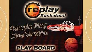 Replay Basketball - Cards & Dice - SAMPLE PLAY (Dice Version)