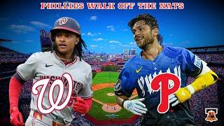 PHILLIES WALK OFF THE NATIONALS 3-2!! TREA TURNER IS BACK?!