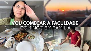 VOU COMEÇAR A FACULDADE /ALMOÇO DE DOMINGO / MESA POSTA - ROTINA NO SUL