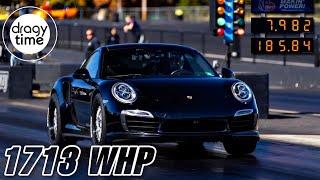 WORLDRECORD | 1713 WHP Porsche 991 Turbo S | 1/4 Mile in 7.98 Seconds with 300 Km/h (185.84 mph)