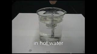 Muscle Wire (Nitinol) in HOT Water