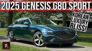 The 2025 Genesis G80 3.5T Sport Is A Distinctively Styled Korean Luxury Sport Sedan