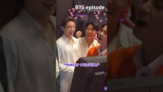 BTS Reaction To Taehyung's Iconic Wink  #shorts #bts #taehyung