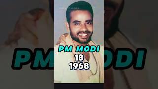 PM MODI Age Transformation (1950 - 2025) | pm modi life journey #modi #pmmodi  status