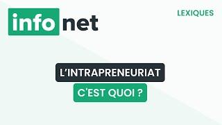 L’intrapreneuriat, c'est quoi ? (définition, aide, lexique, tuto, explication)