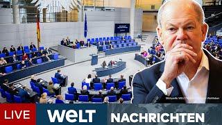 HISTORISCHER TAG: Auftakt zum Machtwechsel - Kanzler Scholz stellt Vertrauensfrage | WELT Livestream