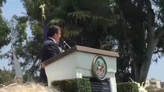 Consul General Nasimi Aghayev at Memorial Day celebration in Los Angeles