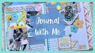 Journal With Me Episode #018 | Birthday journaling using a Cornflower Lane journaling kit.